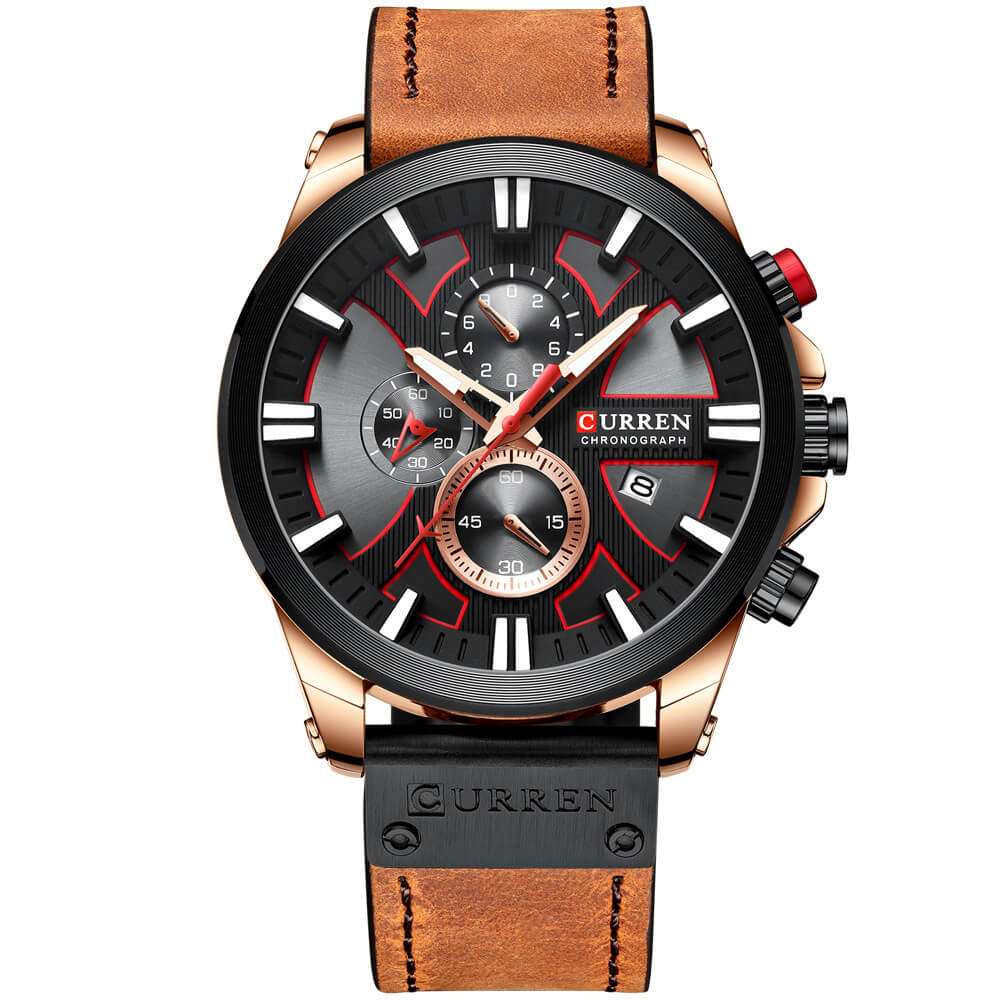 Wholesale Men Business Six-pointer Design Multi-function Quartz Watch