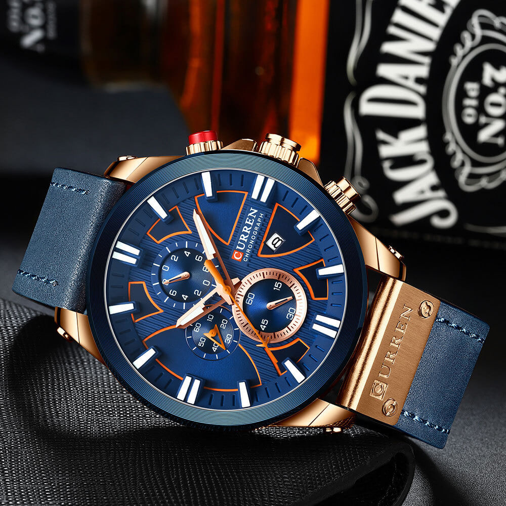 Wholesale Men Business Six-pointer Design Multi-function Quartz Watch