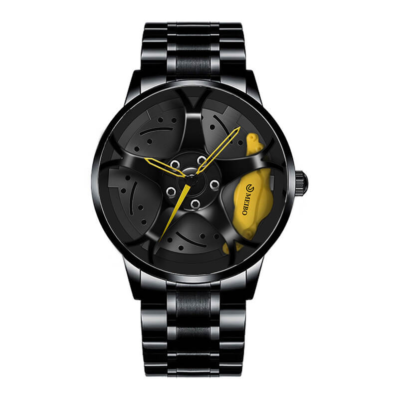 Wholesale Men Creative Wheel Shape Design Watch