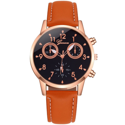 Wholesale Men Fashion PU Band Quartz Watch