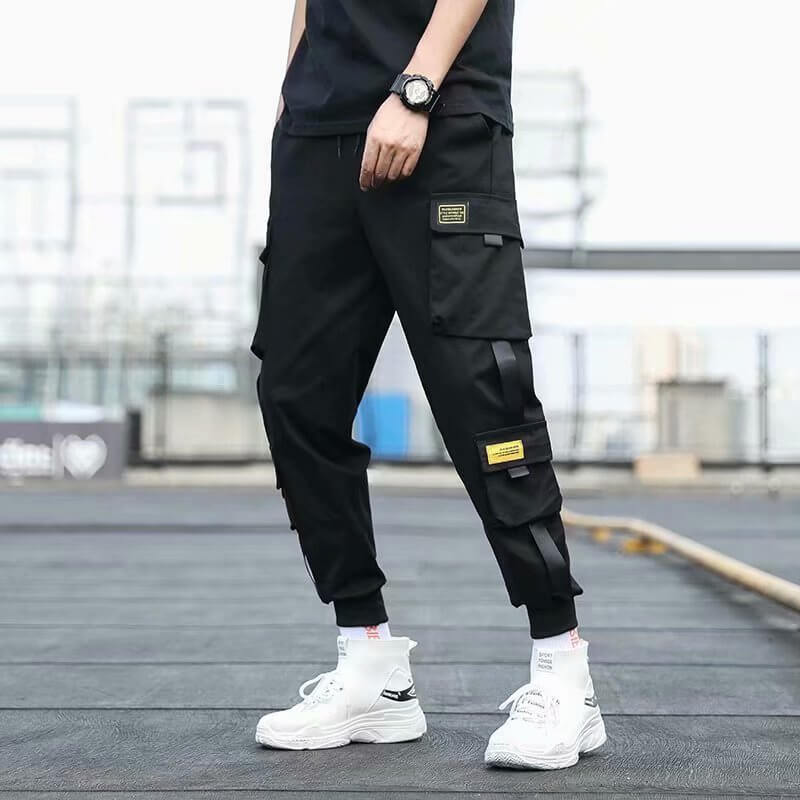 Wholesale S-5XL Men Fashion Multi-Pocket Design Pants