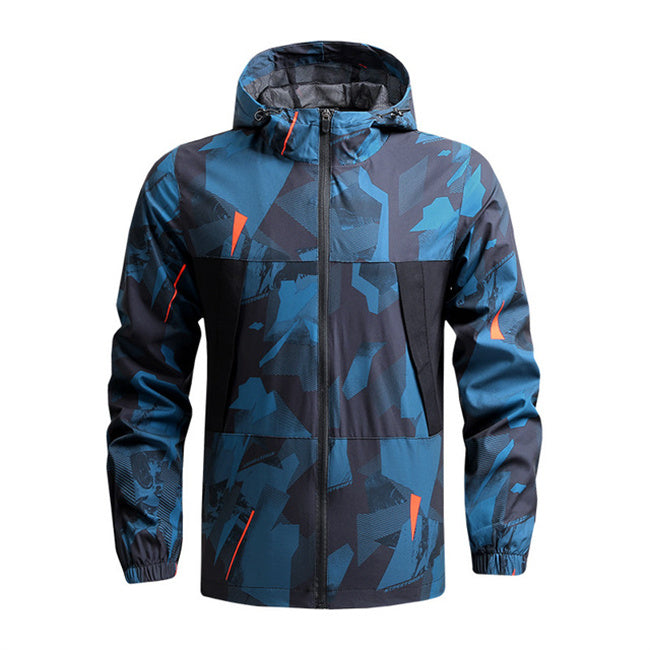 Wholesale S-5XL Men Casual Camouflage Hooded Jacket