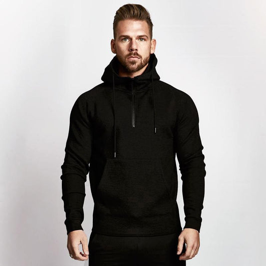 Wholesale M-2XL Men Casual Solid Color Hoodie