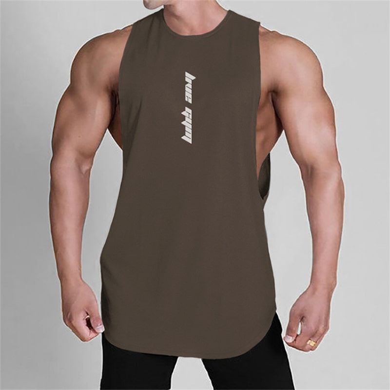 Wholesale M-3XL Men Casual Letter Printed Tank Top