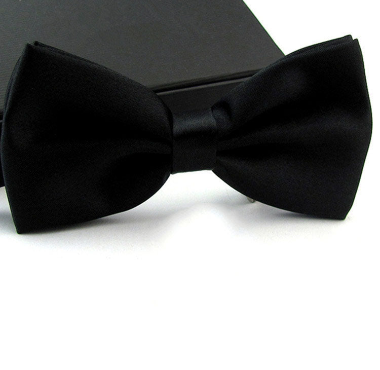 Wholesale Men'S Solid Color Business Wedding Bow Tie