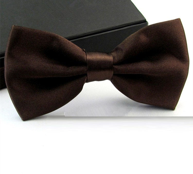 Wholesale Men'S Solid Color Business Wedding Bow Tie