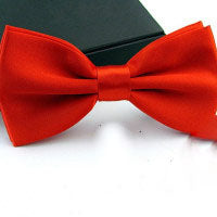 Wholesale Men'S Solid Color Business Wedding Bow Tie