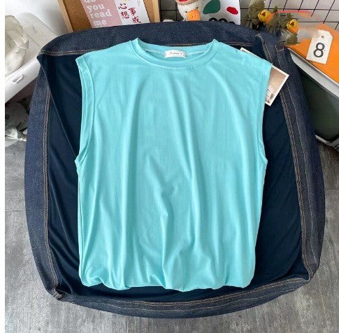 Wholesale Men'S Casual Loose Solid Color Sports Vest