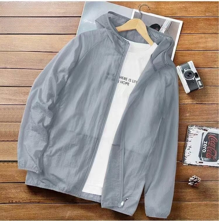 Wholesale Men Fashion Breathable Large Size Loose Zipper Jacket