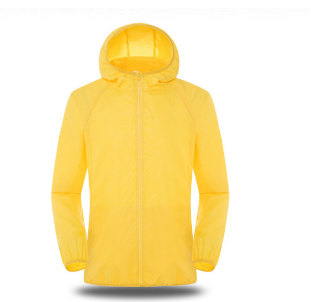 Wholesale Unisex Fashion Solid Color Weatherproof Hooded Track Jacket