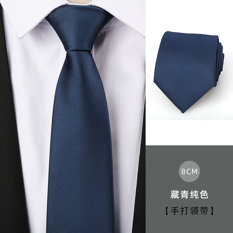 Wholesale Men Simple Fashion Stripe Zipper-Free Tie