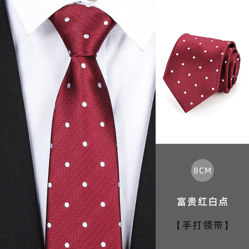 Wholesale Men Simple Fashion Stripe Zipper-Free Tie