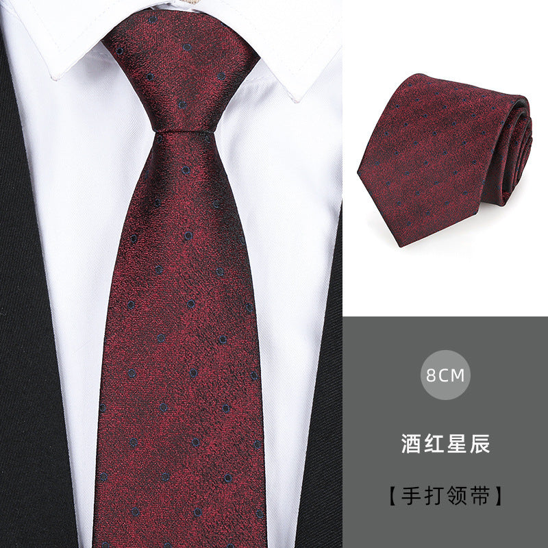 Wholesale Men Simple Fashion Stripe Zipper-Free Tie