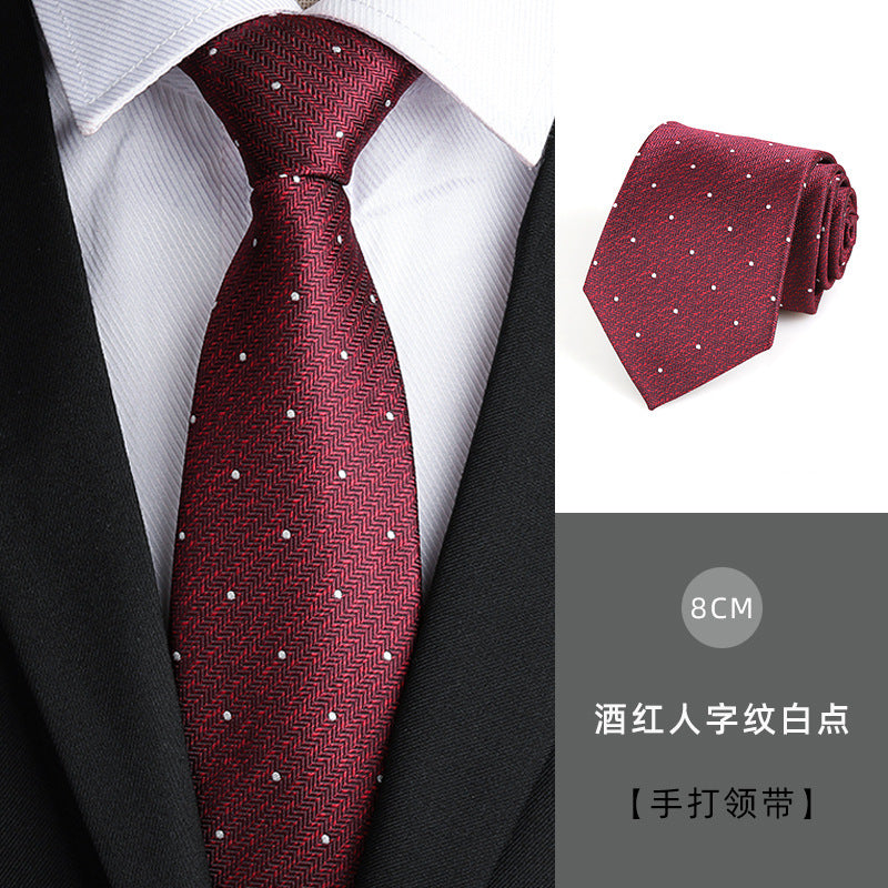 Wholesale Men Simple Fashion Stripe Zipper-Free Tie