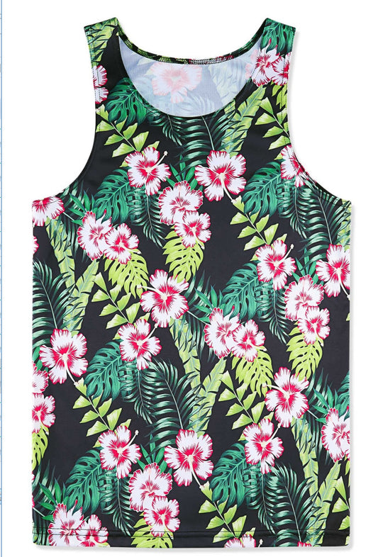 Wholesale Men Fashion Casual Holiday Personality Party 3D Print Skull Flamingo Eagle Head Palm Tree Plus Size Vest