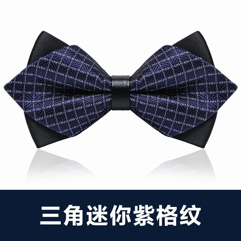 Wholesale Men Simple British Style Business Dress Bow Tie