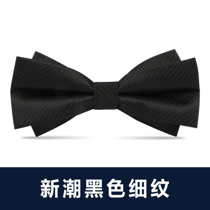 Wholesale Men Simple British Style Business Dress Bow Tie