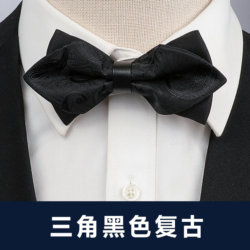 Wholesale Men Simple British Style Business Dress Bow Tie