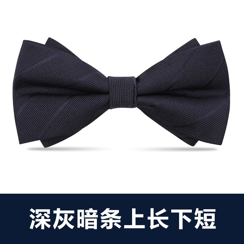 Wholesale Men Simple British Style Business Dress Bow Tie