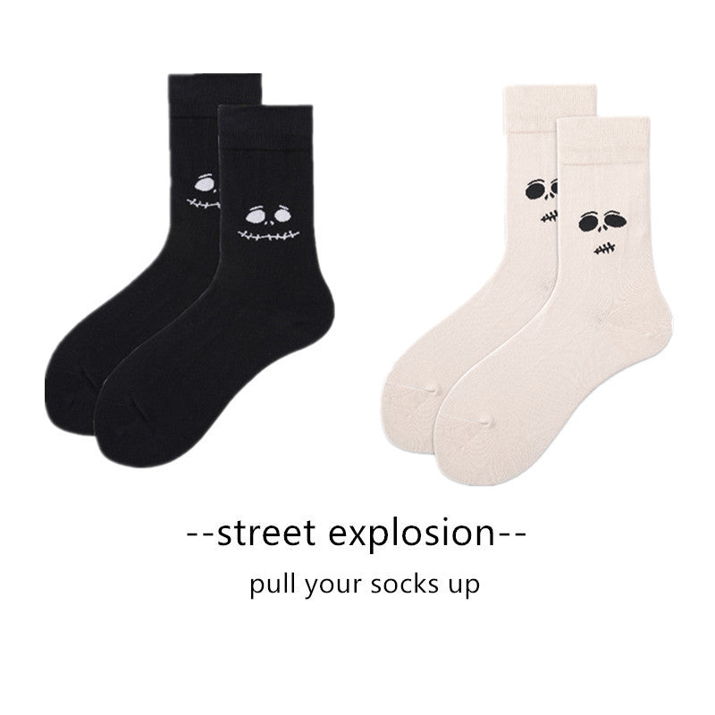 Wholesale Unisex Funny Personalized Graffiti Pattern Cotton Socks