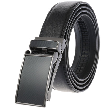 Wholesale Men Casual Automatic Buckle Leather Belt