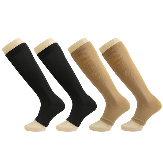 Wholesale Fashion Simple Long Elastic Open Toe Sports Socks