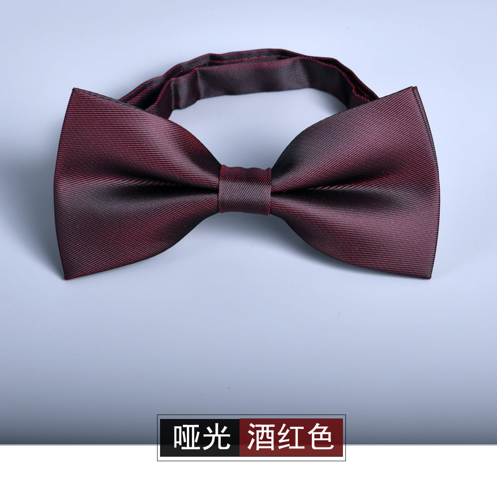 Wholesale Men Fashion Simple Frosted Bow Tie