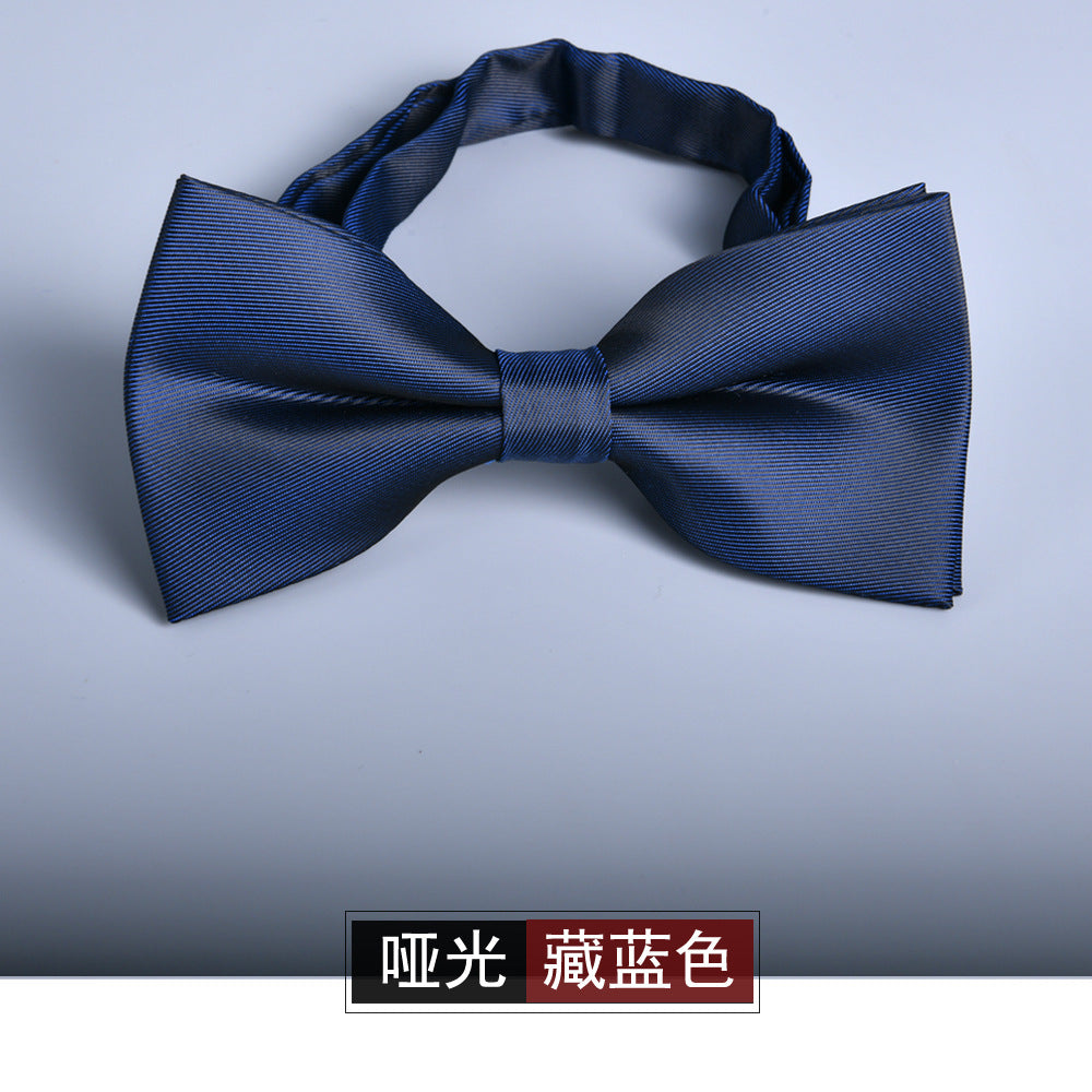 Wholesale Men Fashion Simple Frosted Bow Tie