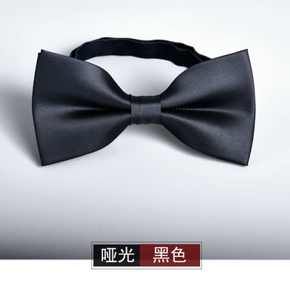 Wholesale Men Fashion Simple Frosted Bow Tie