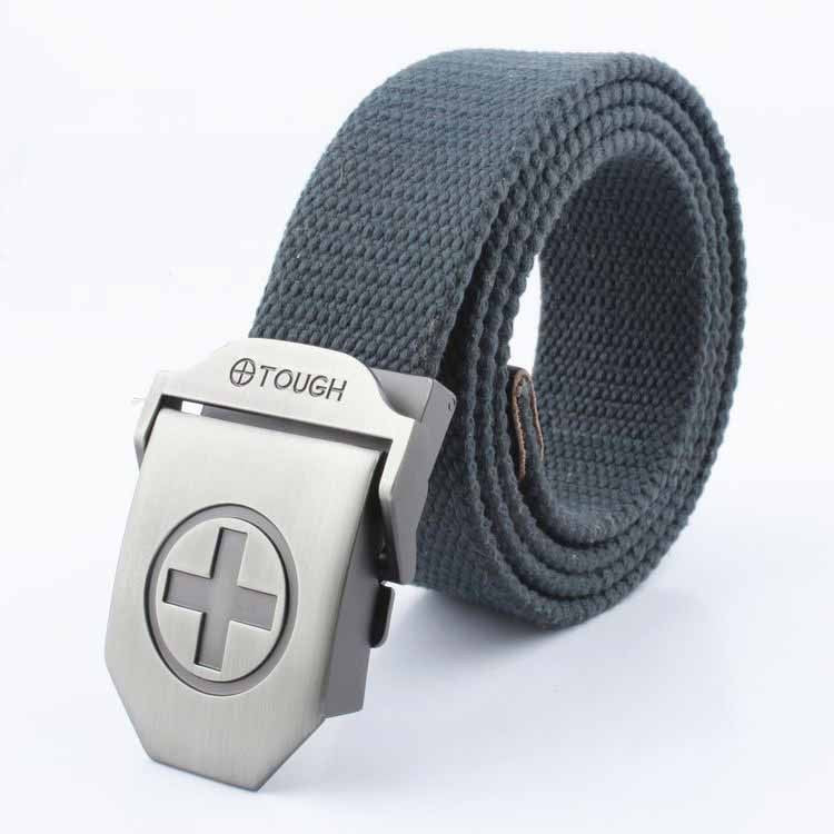 Wholesale Men Casual Outdoor Canvas Automatic Buckle Belt