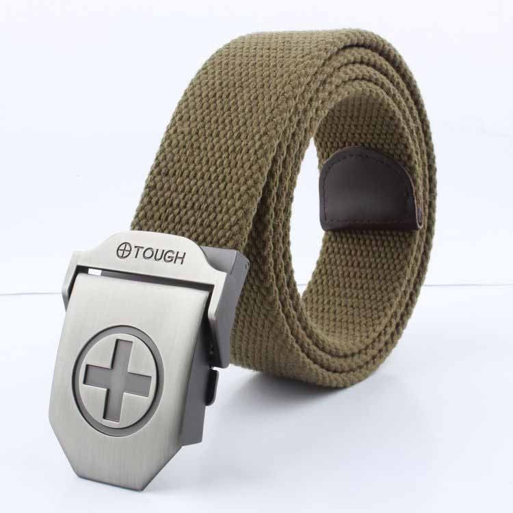 Wholesale Men Casual Outdoor Canvas Automatic Buckle Belt