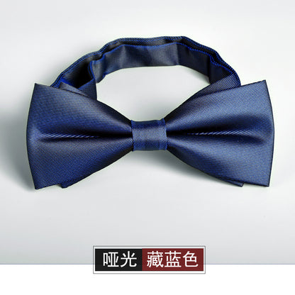 Wholesale Men Fashion Simple Frosted Bow Tie