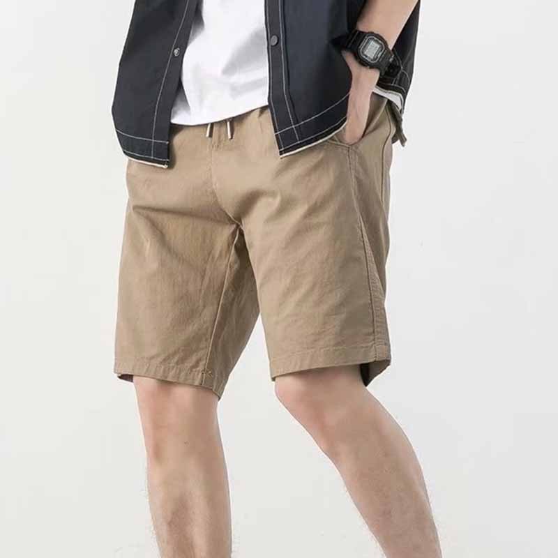 Wholesale Men Casual Sport Solid Plus Size Straight Cargo Shorts