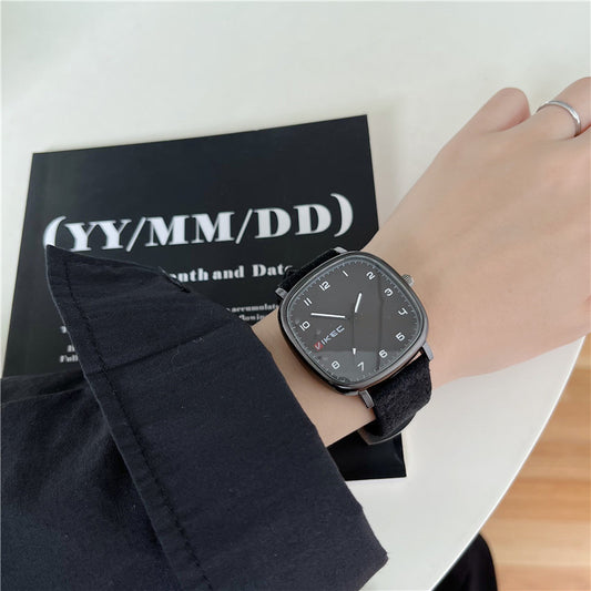 Wholesale Men'S And Women'S Fashion Casual Retro Square Dial Quartz Watch