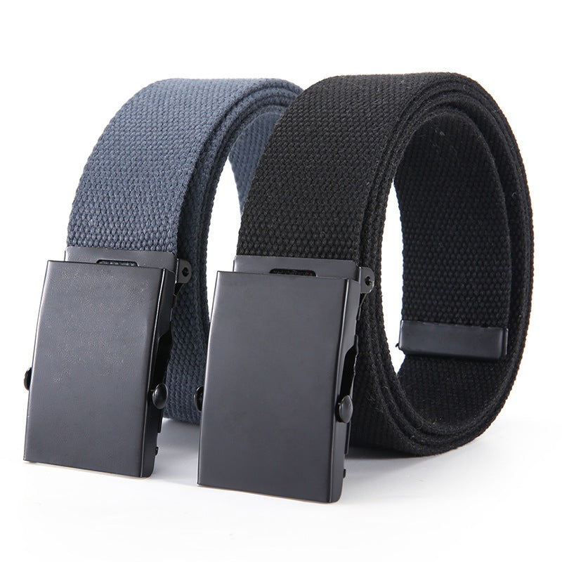 Wholesale Men Fashion Simple Canvas Woven Belt