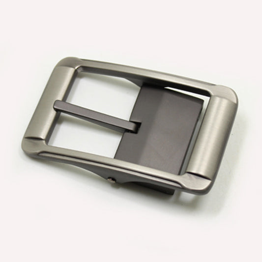 Wholesale Men Fashion Business Metal Accessories Square Pin Belt Buckle