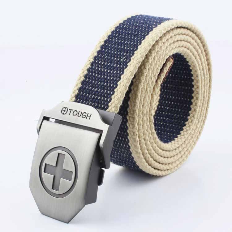 Wholesale Men Casual Outdoor Canvas Automatic Buckle Belt