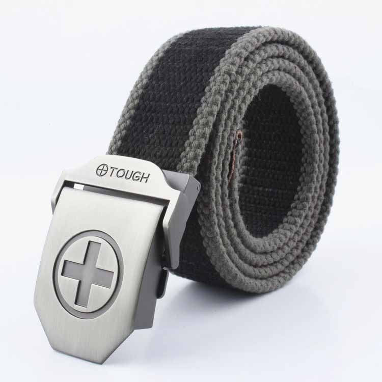 Wholesale Men Casual Outdoor Canvas Automatic Buckle Belt