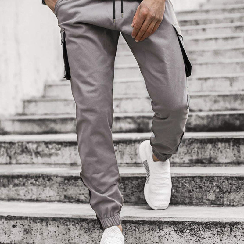 Wholesale Men Fashion Color Matching Trousers