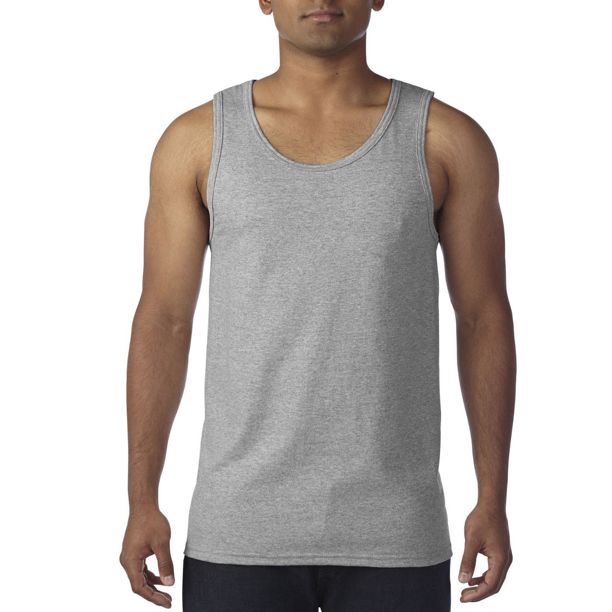 Wholesale Men Simple Solid Color Cotton Vest