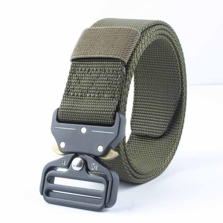 Wholesale Men Casual Outdoor Nylon Metal Buckle Belt