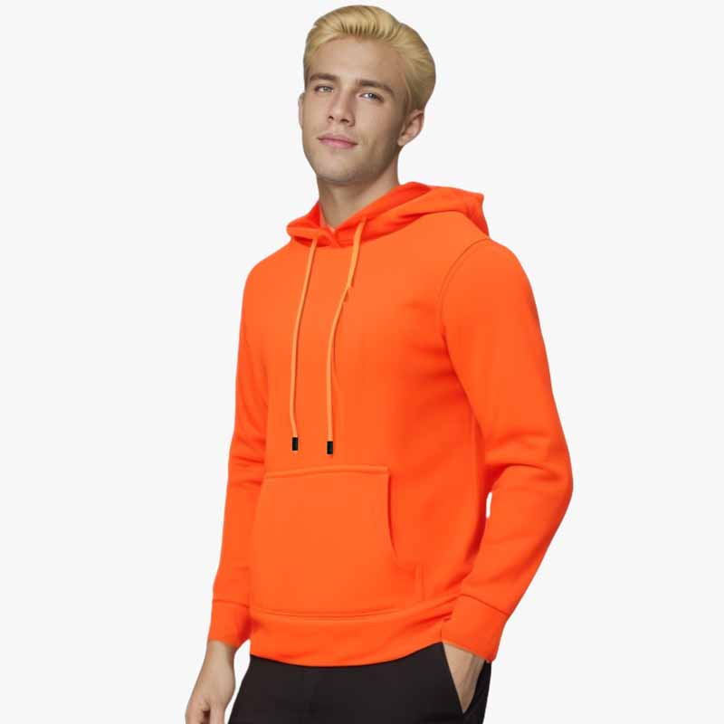 Wholesale Men Fashion Casual Basic Solid Color Long Sleeve Hoodies