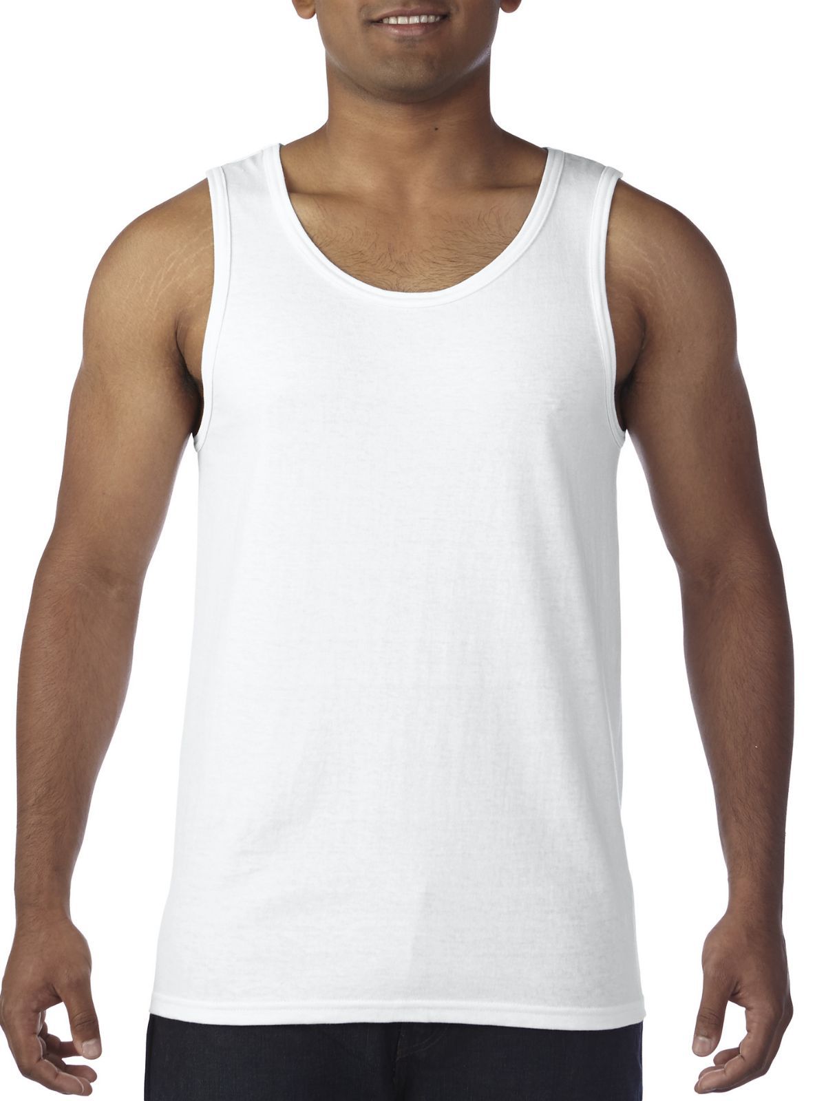 Wholesale Men Simple Solid Color Cotton Vest