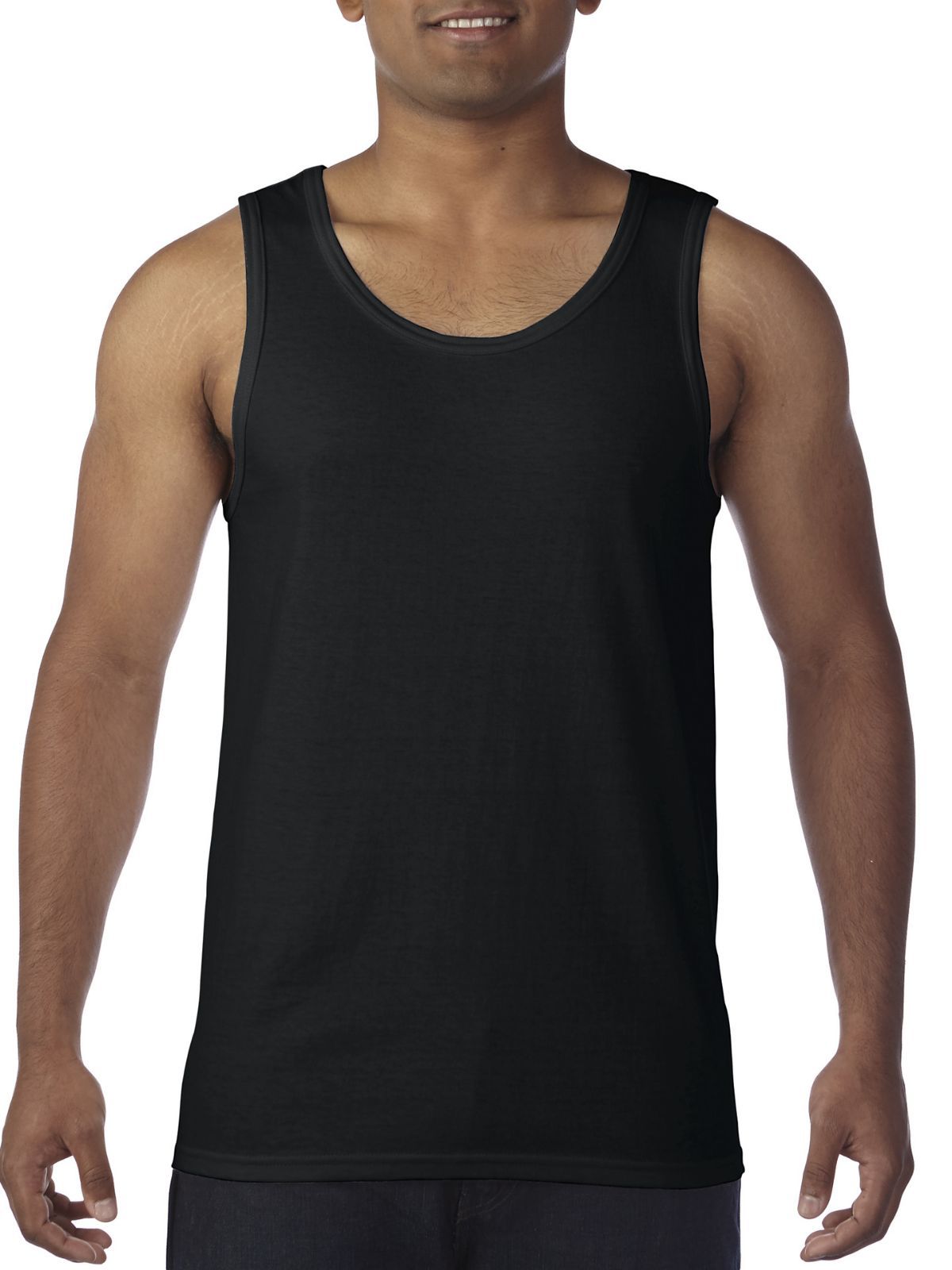 Wholesale Men Simple Solid Color Cotton Vest