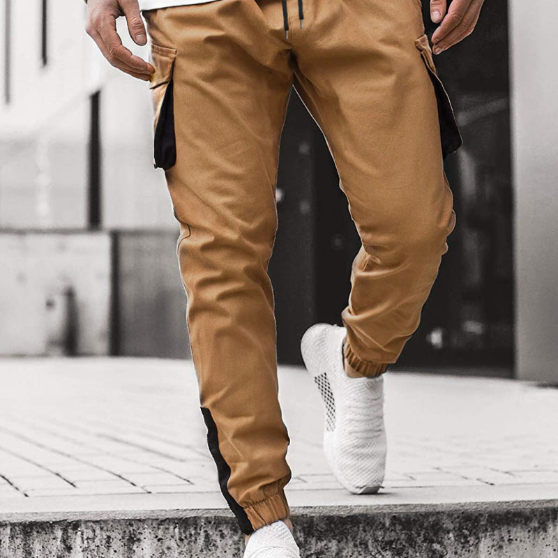 Wholesale Men Fashion Color Matching Trousers