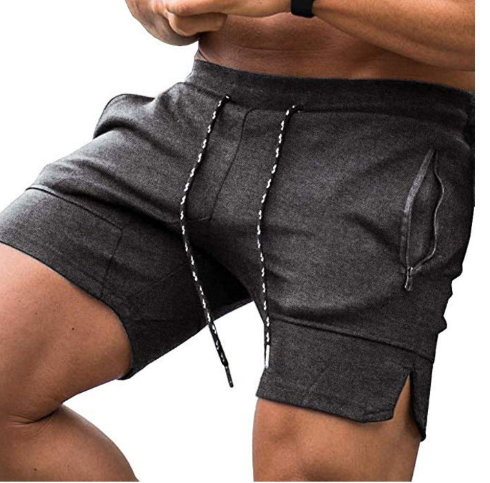 Wholesale Men Casual Solid Color Sports Shorts