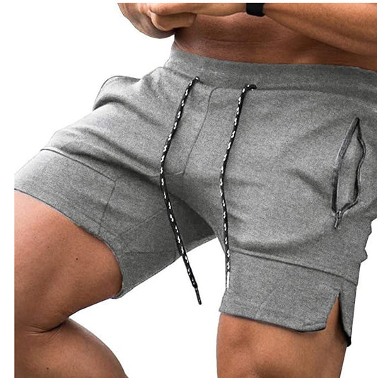 Wholesale Men Casual Solid Color Sports Shorts