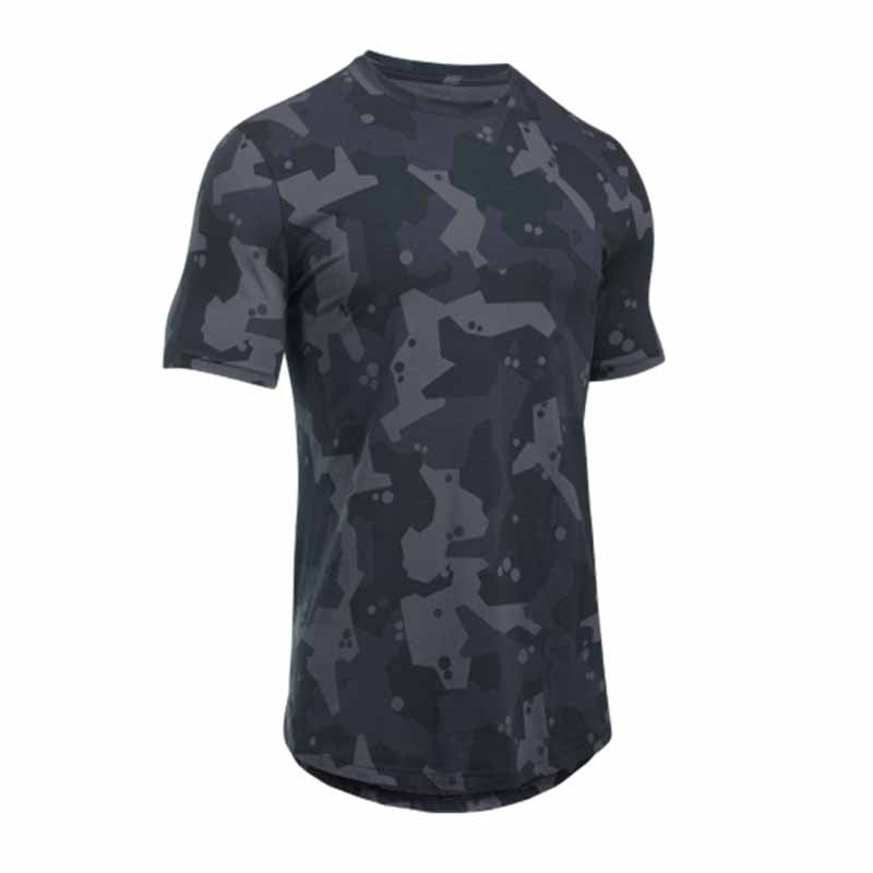 Wholesale Men Casual Basic Quick Drying Print Short Sleeve Round Neck Sports Loose T-Shirt