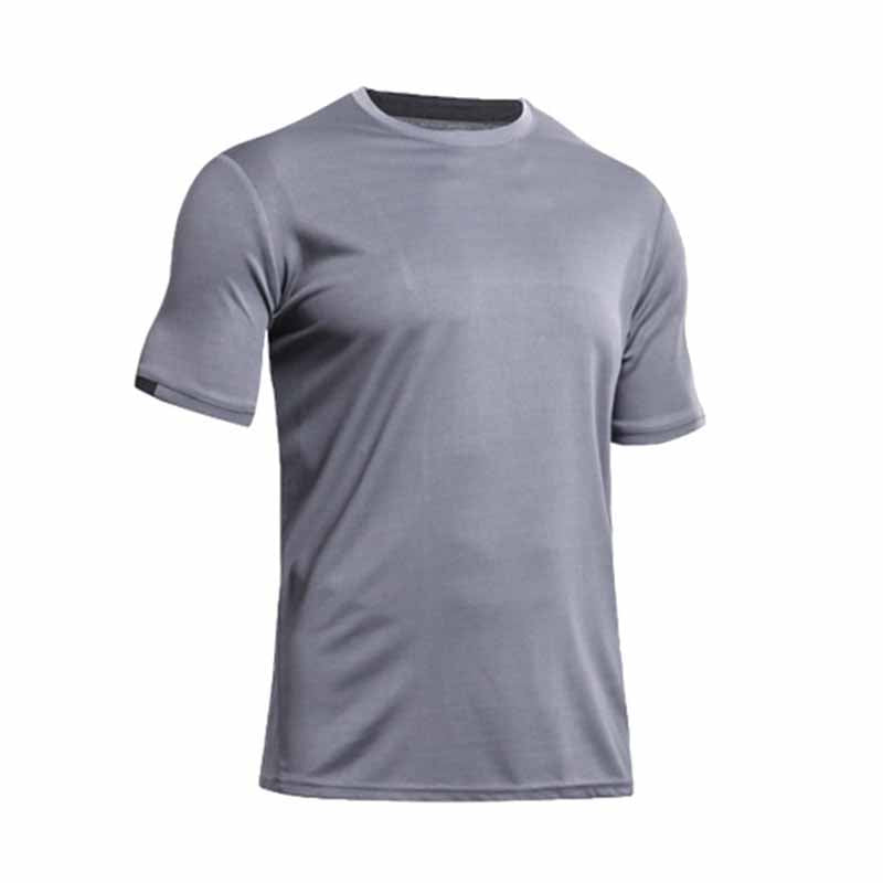 Wholesale Men Casual Basic Quick Drying Short Sleeve Round Neck Sports Loose T-Shirt