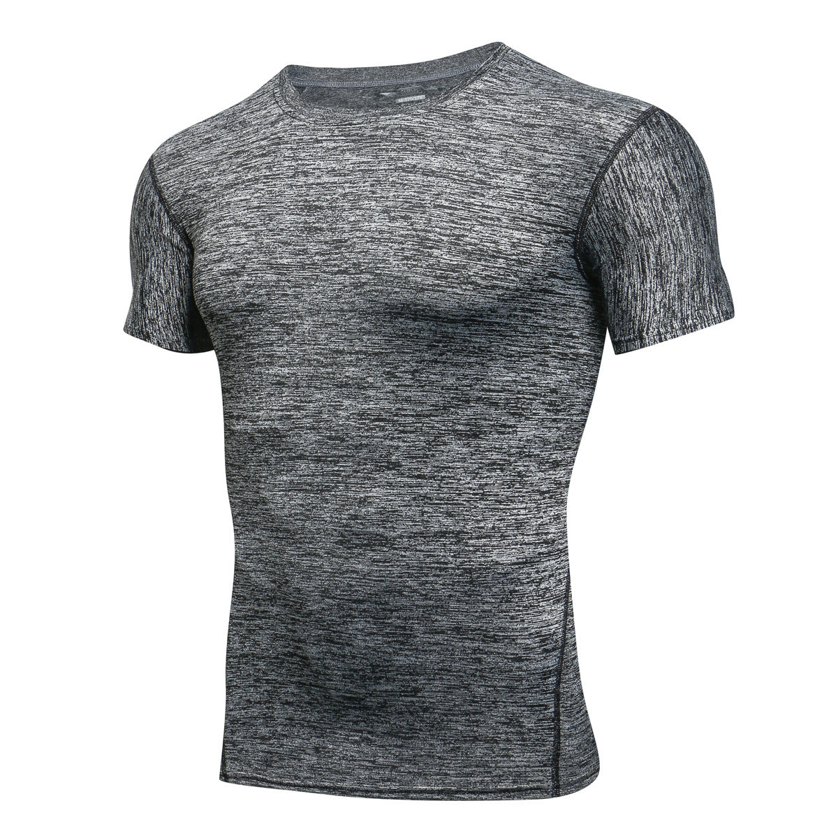 Wholesale Men Casual Basic Quick Drying Short Sleeve Round Neck Sports Tight T-Shirt